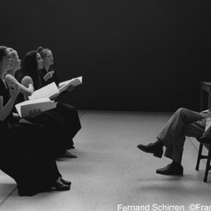 Cours théorique de Fernand Schirren © Francine D'Hulst