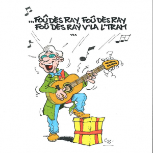 Michel Azaïs, le barde du « Village de Noël » © « Enjeu »