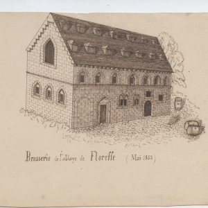 « Moulin-Brasserie de l’Abbaye de Floreffe » (Crépin/1852) © « Fondation SAN »