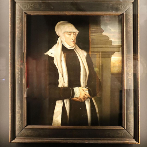 Marie de Hongrie & sa coiffe de veuve © Photo : Jacques Baudoux