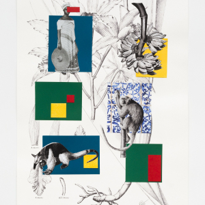 "Géométrie du Brésil en direction du paradis tropical" © Rosana Paulino/2022 © "GRAYSC"