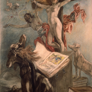 Expo-Focus « Les Sataniques révélées » : « La Tentation de Saint-Antoine » (F. Rops/1878) © « Musée prov. F. Rops »