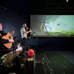 Rémi Decker & Adrien Lambinet/Ciné-Concert, au « Caméo », r. des Carmes, N° 49, sam. 18, à 14h00