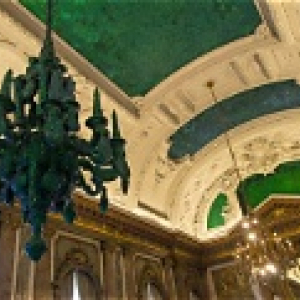 « Le Palais royal, palais de la mémoire » : Salle des Glaces : "Heaven of Delight" (© Jan Fabre) © Photo : « Palais royal »
