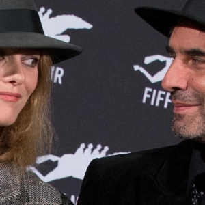 Samuel Benchetrit, président du Jury officiel Longs-Métrages, avec Vanessa Paradis © "Le Point"/2018