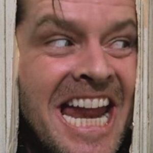 Jack Nicholson dans « Shining » (Stanley Kubrick)