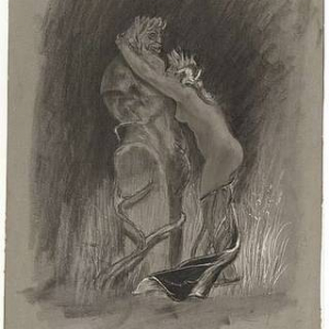 « Vieux Faune » ou « Hommage à Pan » (Félicien Rops/1885) © « Musée Félicien Rops »