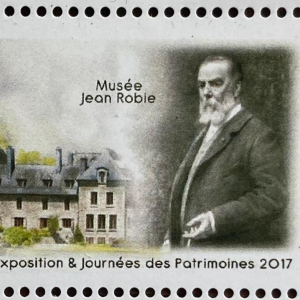 Timbre poste édité à l'occasion des "Journées du Patrimoine de Freux" © "B Post"/2017