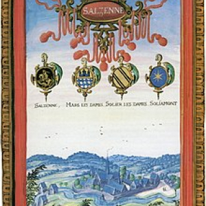 "Album de Croy" (l'abbaye, gouache d'Adrien de Montigny) © "SAN"/"TreM.a"/Prov. de Namur