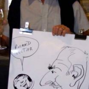 caricaturiste pour la centrale de Tihange