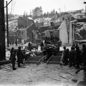 Houffalize 1944 1945  Pont route de Liege