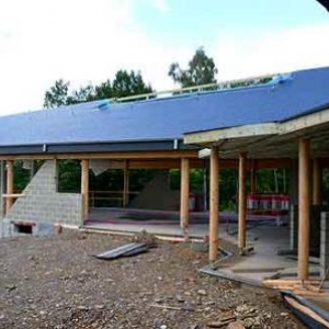 aggrandissement en cours de la cafeteria