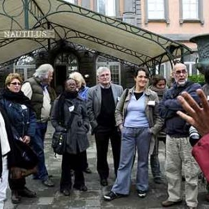 Des journalistes visitent le parc  Paradisio