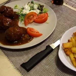 3 boulettes fritte