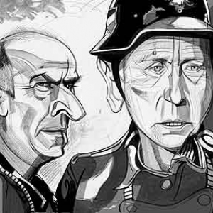 BOURVIL et DE FUNES caricature de Christian Jacot BOURVIL et DE FUNES caricature de Christian Jacot