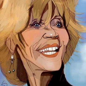 Jane Fonda caricature de Christian Jacot Jane Fonda caricature de Christian Jacot