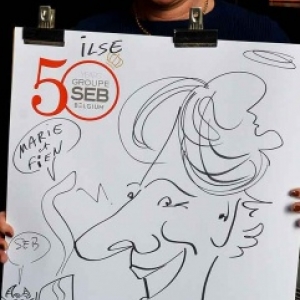 Caricature 50 years groupe SEB