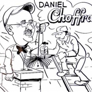 caricature Daniel Choffray toiture ramonage
