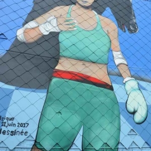 Fresque de Spray Can Arts en hommage a Enki Bilal