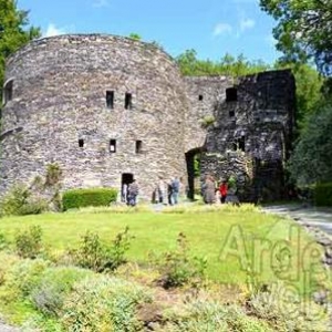 visite du chateau des comtes de Salm de Salmchateau