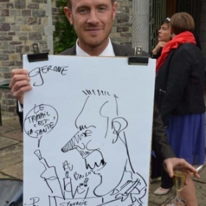 Caricature mariage Émilie et Vincent Caricature mariage Émilie et Vincent