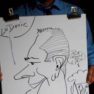 Caricature mariage LEMAITRE-TOUSSAINT Caricature mariage LEMAITRE-TOUSSAINT