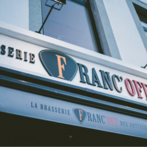 Franc off , "La brasserie des artistes " de Spa