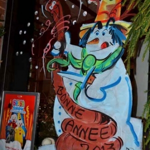 BRUXELLES-peinture sur vitrine pour NOEL-2628