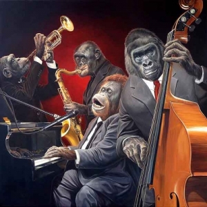 Monkeys Jazz Band Quartet d'Olivier Claudon