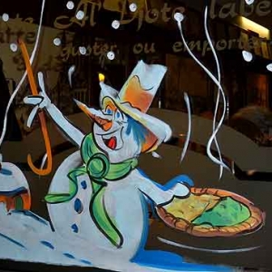 peinture sur vitrine pour NOEL-2523