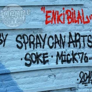 Fresque de Spray Can Arts en hommage a Enki Bilal