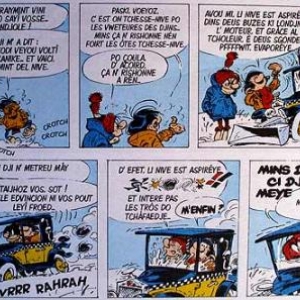 Oufti, Gaston Lagaffe jase wallon-video 01