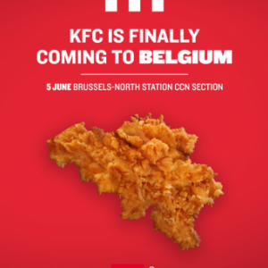 Kentucky Fried Chicken ouvre en Belgique