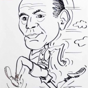 caricature jogging Bastogne caricature jogging Bastogne