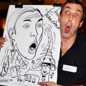 David Schiepers et sa caricature