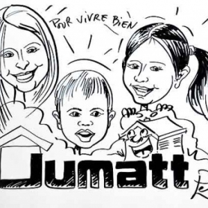 caricature JUMATT, la maison a ossature bois