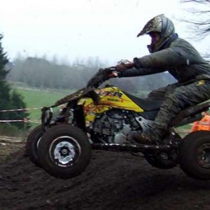 1ere manche du championnat de Belgique de Quad Cross