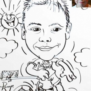 Caricature football Standard Caricature football Standard