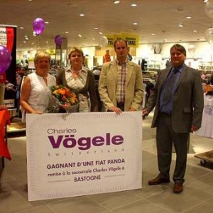 les 2 gagnants de la voiture