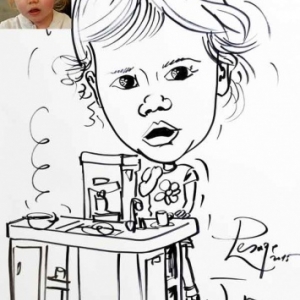 caricature minute enfant en cuisine caricature minute enfant en cuisine