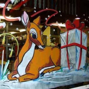 Peinture sur vitrine pour Noel-7384