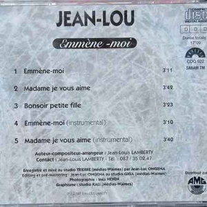 8758 - Single Emmene-moi 3 titres + 2 instrumentaux 1995