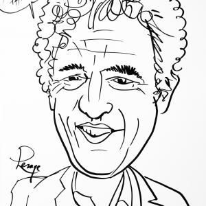 Philippe Cornet, caricature