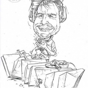 caricature de Sylvain PATTE par Olivier Claudon