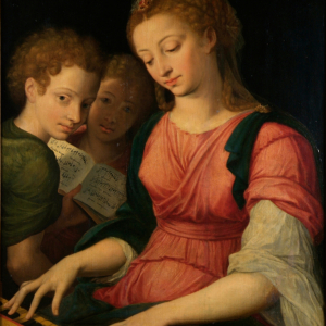 Michel de Coxcie, Sainte Cécile aux orgues, 16e siècle © Musée des Beaux-Arts de Liège/La Boverie