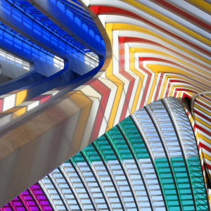 daniel buren | liège-guillemins