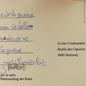 Message emouvant et personnel