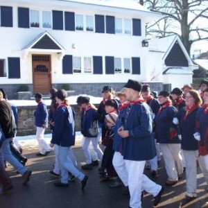 Le groupe  tres imposant des Ardennais et Ardennaises 