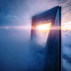 10 La tour Shanghai World Financial Center au lever du jour, Chine © Rex Zou - Drone Awards 2020
