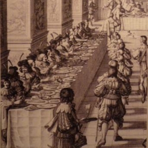 Disposition d'un festin
